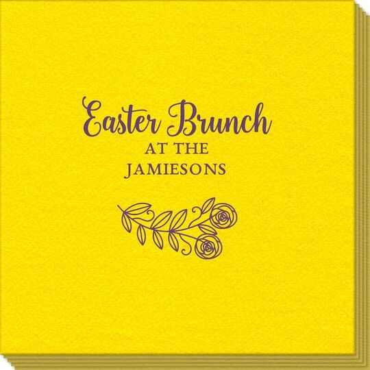 Rosie Posie Linen Like Napkins