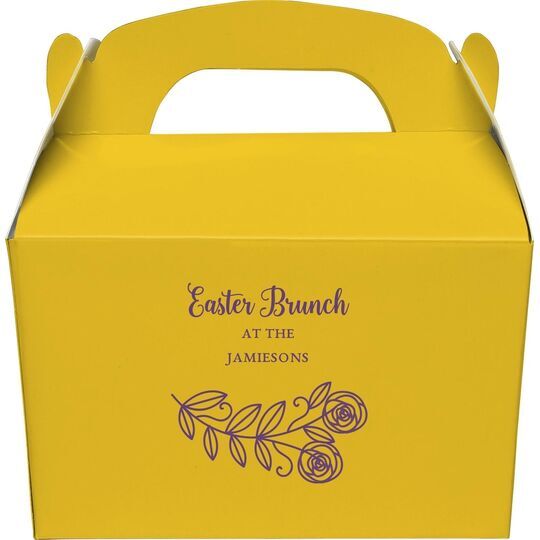 Rosie Posie Gable Favor Boxes