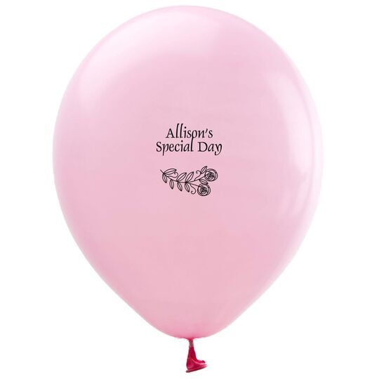 Rosie Posie Latex Balloons