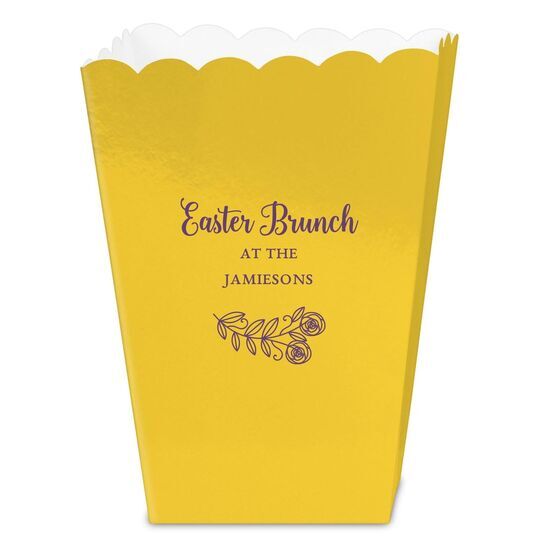 Rosie Posie Mini Popcorn Boxes