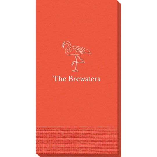 Flamingo Guest Towels