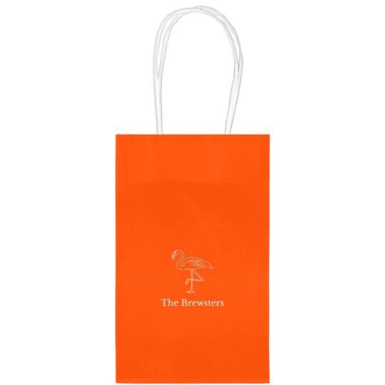 Flamingo Medium Twisted Handled Bags