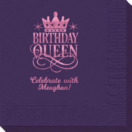 Birthday Queen Napkins