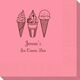 Ice Cream Cone Trio Napkins Image 1 of 2