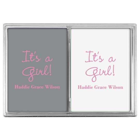 Sweet Baby Girl Double Deck Playing Cards