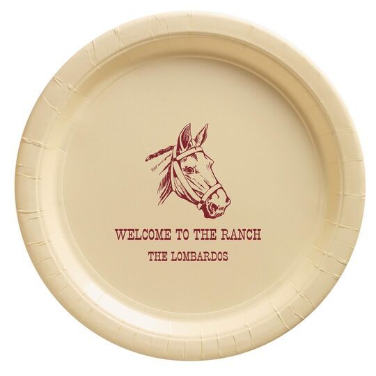 Horse deals paper plates