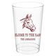 Outlined Horse Clear Plastic Cups Image 1 of 2