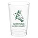 Outlined Horse Clear Plastic Cups Image 2 of 2