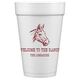 Outlined Horse Styrofoam Cups Image 1 of 2