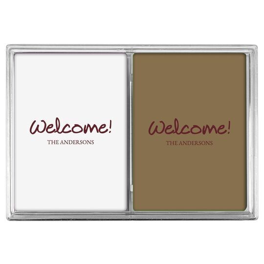 Studio Welcome Double Deck Playing Cards