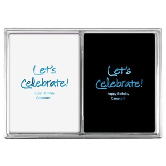Studio Let's Celebrate Double Deck Playing Cards