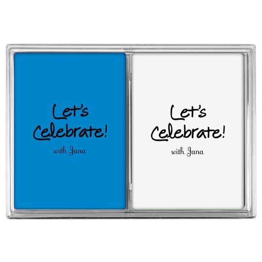 Studio Let's Celebrate Double Deck Playing Cards