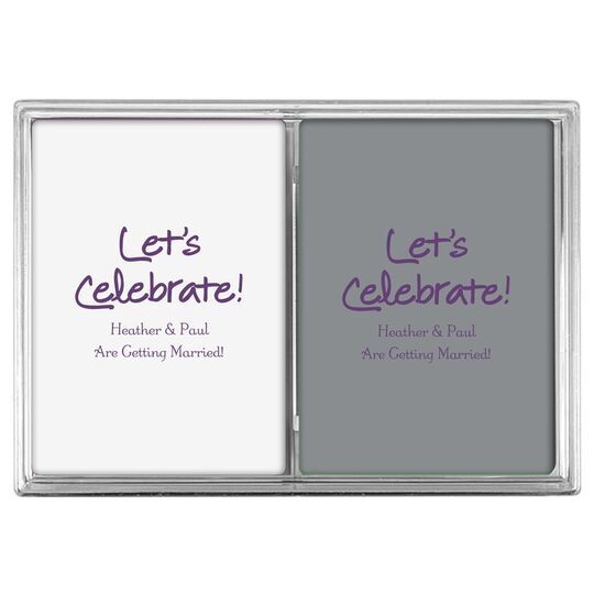 Studio Let's Celebrate Double Deck Playing Cards