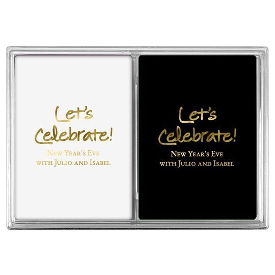 Studio Let's Celebrate Double Deck Playing Cards