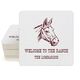 Outlined Horse Square Coasters Image 1 of 2