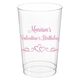 Two Hearts on a Vine Clear Plastic Cups Image 3 of 6