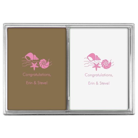 Sea Shells Double Deck Playing Cards