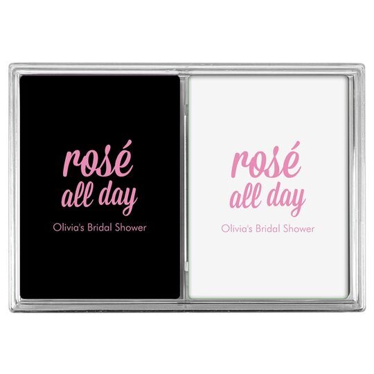 Rosé All Day Double Deck Playing Cards