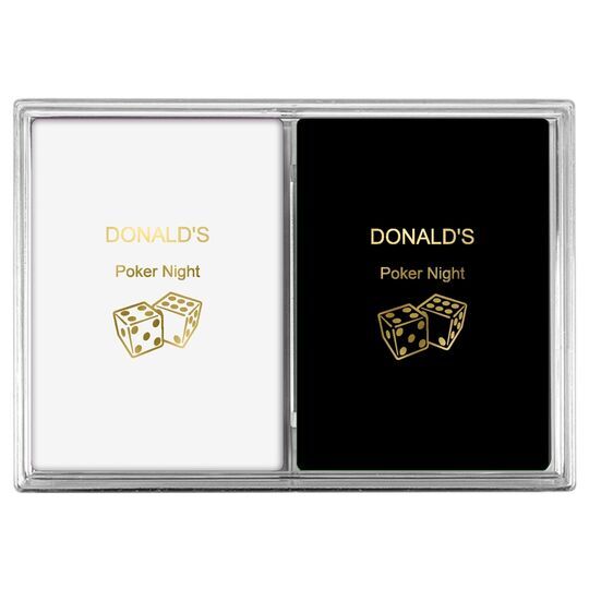 Roll the Dice Double Deck Playing Cards