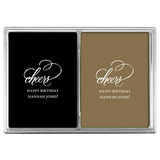 Refined Cheers Double Deck Playing Cards