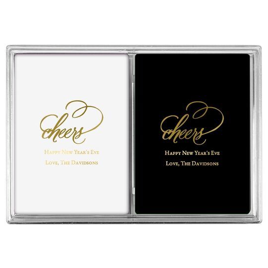 Refined Cheers Double Deck Playing Cards