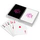 Interlocking Script Monogram with Small Initials Double Deck Playing Cards Image 2 of 2