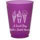 Ice Cream Cone Trio Colored Shatterproof Cups Image 2 of 2