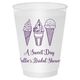 Ice Cream Cone Trio Shatterproof Cups Image 2 of 2