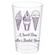 Ice Cream Cone Trio Clear Plastic Cups Image 2 of 2