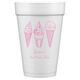 Ice Cream Cone Trio Styrofoam Cups Image 1 of 2