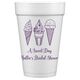 Ice Cream Cone Trio Styrofoam Cups Image 2 of 2