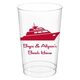 Silhouette Yacht Clear Plastic Cups Image 2 of 3