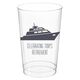 Silhouette Yacht Clear Plastic Cups Image 3 of 3