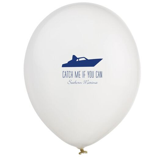 Speedboat Latex Balloons