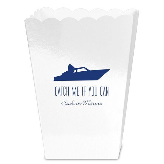 Speedboat Mini Popcorn Boxes