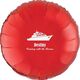 Silhouette Yacht Mylar Balloons Image 1 of 3