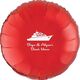 Silhouette Yacht Mylar Balloons Image 3 of 3