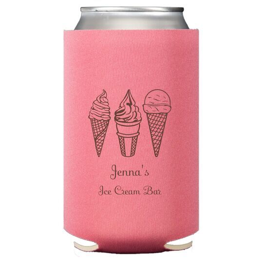 Ice Cream Cone Trio Collapsible Huggers