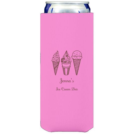 Ice Cream Cone Trio Collapsible Slim Huggers