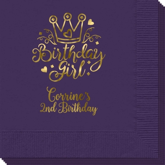 Birthday Girl Napkins