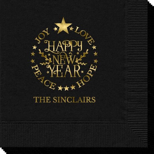 Happy New Year Napkins