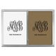 Large Script Monogram with Text Double Deck Playing Cards Image 3 of 4