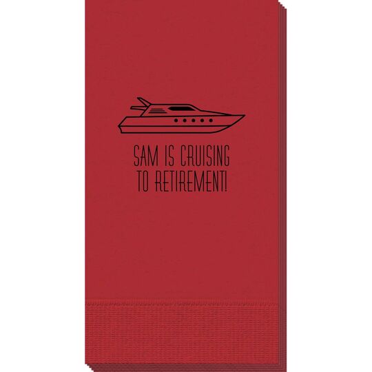 Outlined Yacht Guest Towels