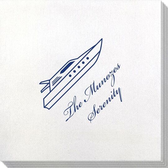 Outlined Yacht Bamboo Luxe Napkins
