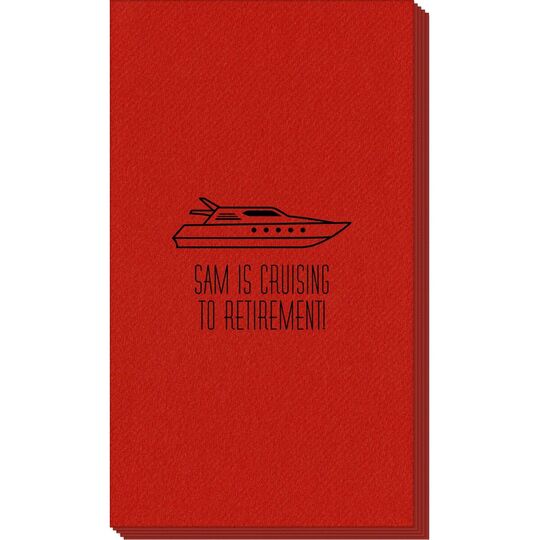 Outlined Yacht Linen Like Guest Towels