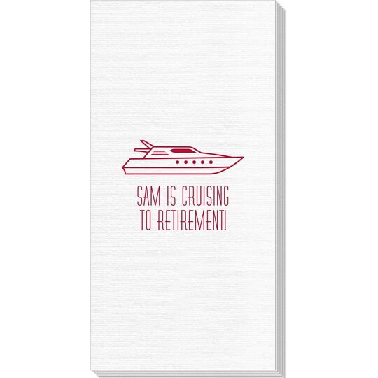 Outlined Yacht Deville Guest Towels