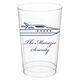 Outlined Yacht Clear Plastic Cups Image 1 of 2