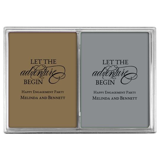 Let the Adventure Begin Double Deck Playing Cards