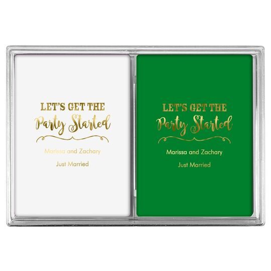 Let's Get the Party Started Double Deck Playing Cards