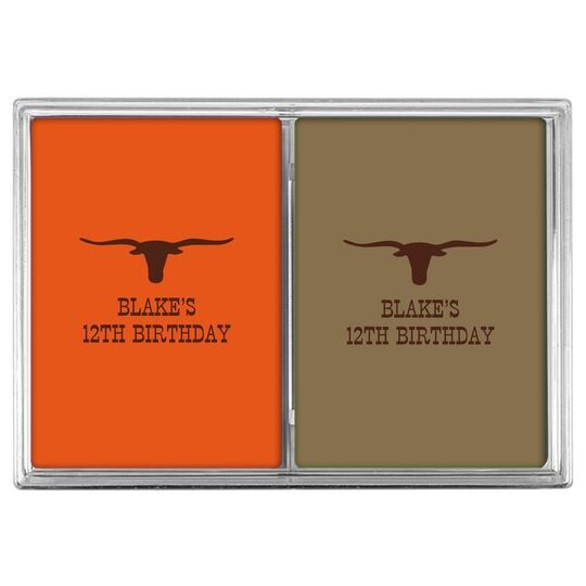 Longhorn Double Deck Playing Cards